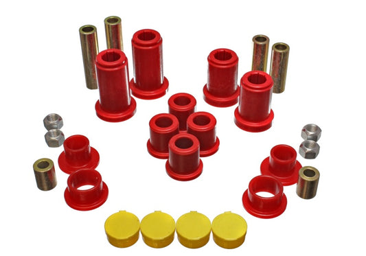 Energy Suspension for 1999-2007 General Motors Red Front Arm Bushing Set 3.3190R