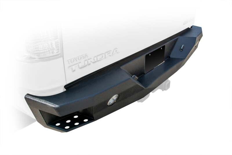DV8 Offroad 07-13 Toyota Tundra Rear Bumper Winch Ready - Black Powdercoat - #RBTT2-02