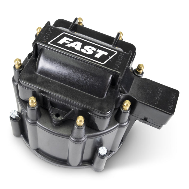 FAST 1000-2506 HEI Distributor Cap/Coil/Cover Kit Black