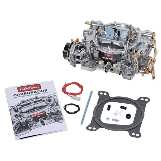 Edelbrock 1913 AVS2 800 CFM Annular Booster Carburetor Electric Choke Satin