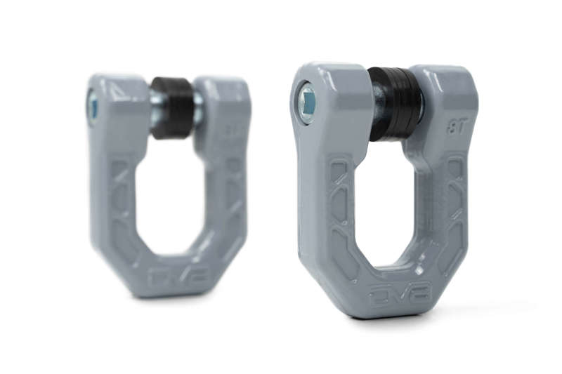DV8 Offroad Elite Series D-Ring Shackles - Pair (Gray) - #UNSK-01GR