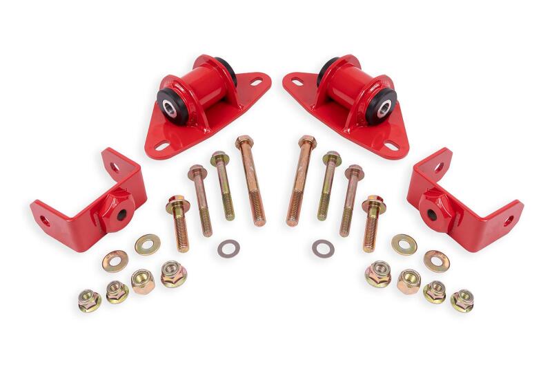 BMR 2014-2019 Chevrolet Corvette Motor Mount Kit - Red