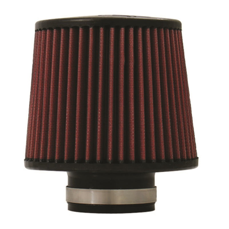 Injen High Performance Air Filter - 2.50 Black Filter 6 Base / 5 Tall / 5 Top - #X-1012-BR