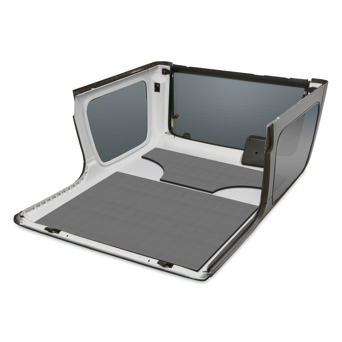 DEI for 2003-2006 Jeep Wrangler TJ 2-Door with Speaker Pods Boom Mat Headliner - 2 Piece - Gray