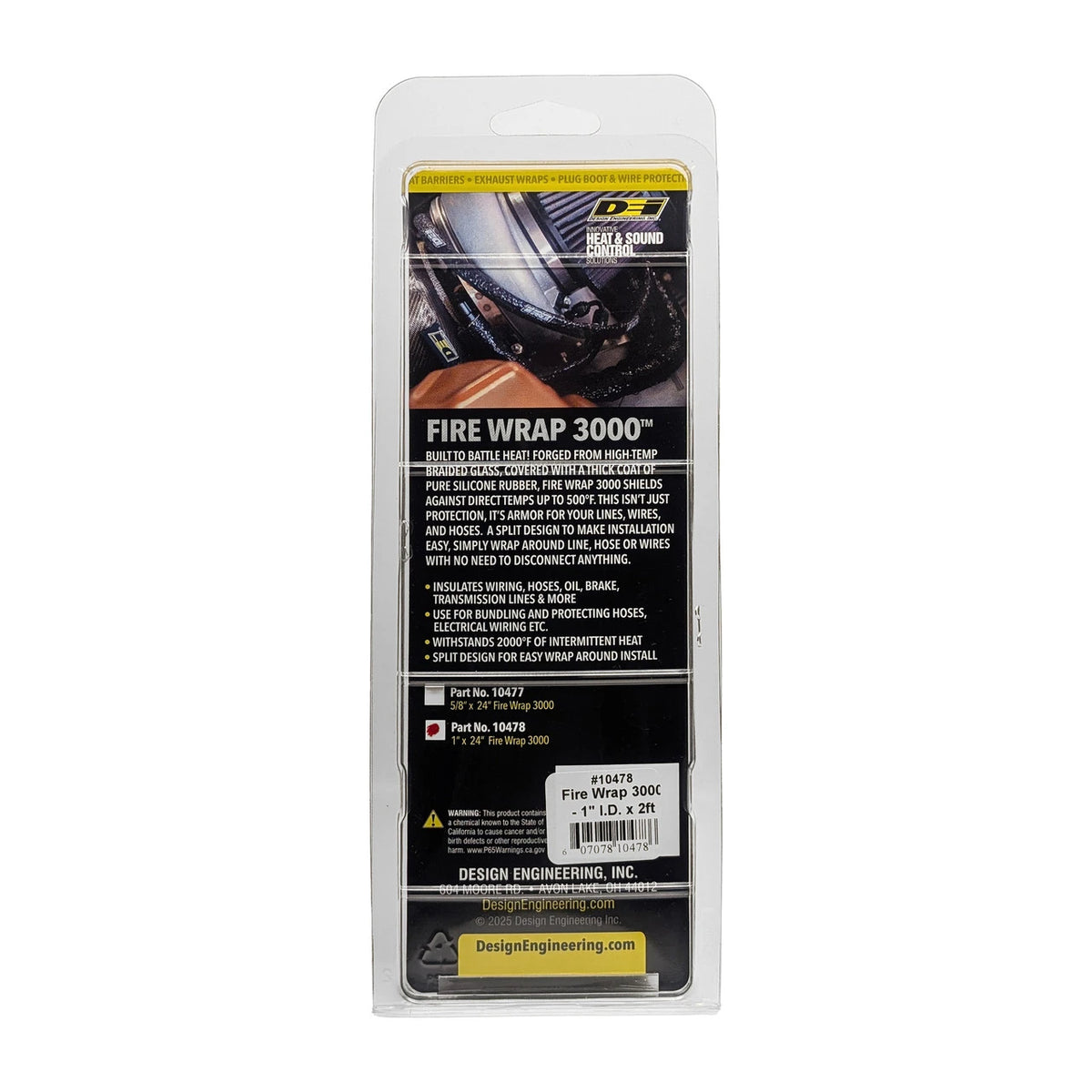 DEI Fire Wrap 3000 1in I.D. x 2ft