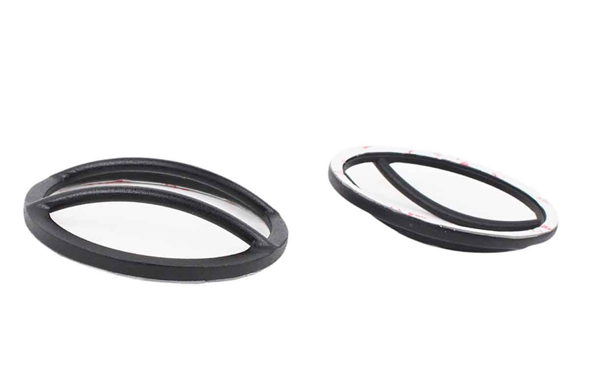 Kentrol 80009 Front Marker Covers Pair for 2007-2018 Jeep Wrangler JK - Textured Black
