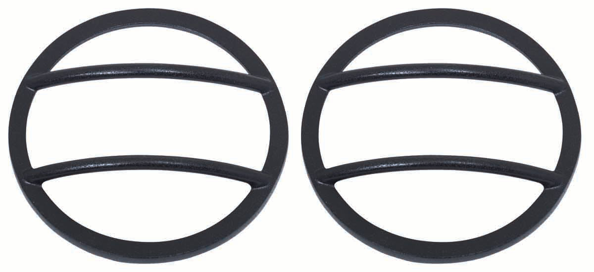 Kentrol 80009 Front Marker Covers Pair for 2007-2018 Jeep Wrangler JK - Textured Black