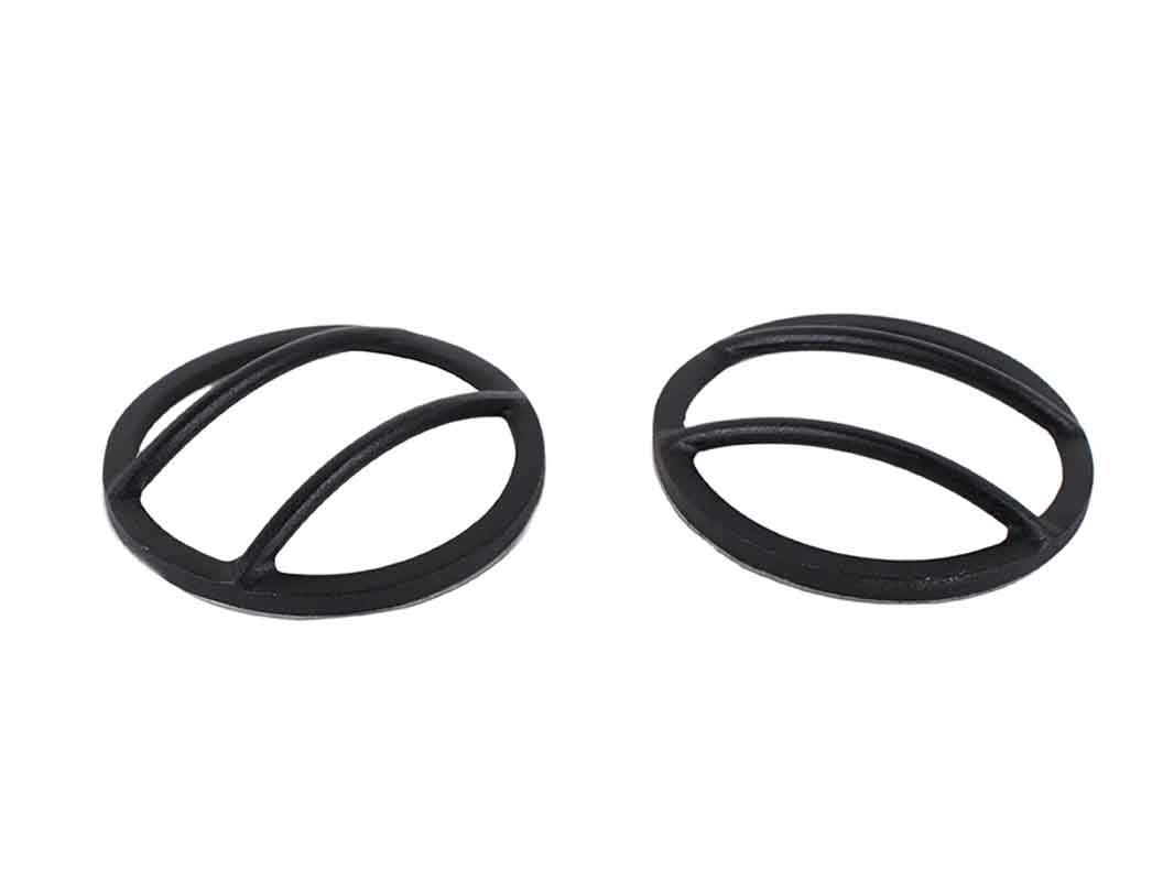 Kentrol 80014 Fog Light Covers Pair for 2007-2018 Jeep Wrangler JK - Textured Black