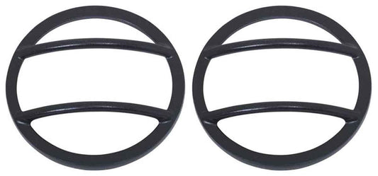 Kentrol 80014 Fog Light Covers Pair for 2007-2018 Jeep Wrangler JK - Textured Black