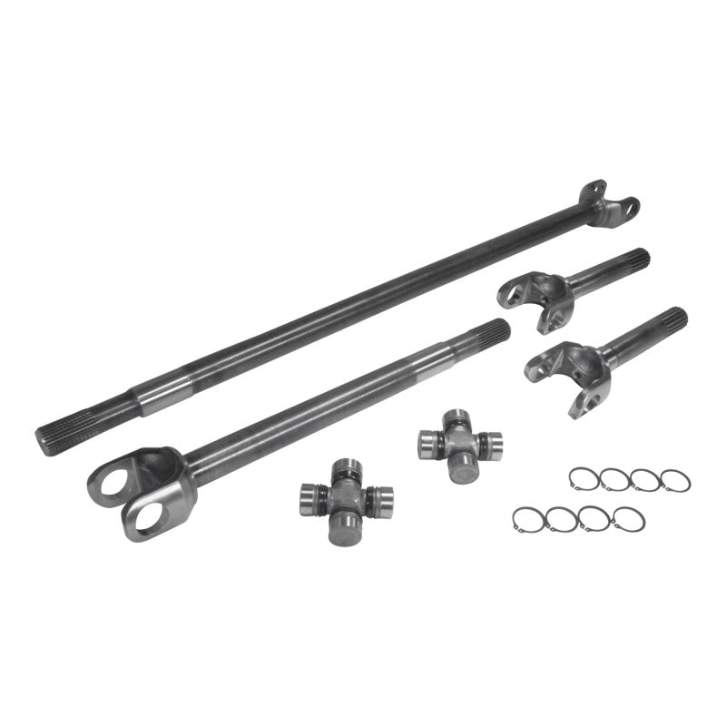 Yukon Gear & Axle YA W24118 Front 4340 Chrome-Moly Replacement Axle Kit For 79-87 GM 8.5in 1/2 Ton Truck and Blazer