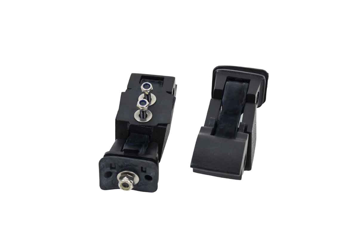 Kentrol 80571 Hood Catch Pair for 2007-2018 Jeep Wrangler JK - Textured Black