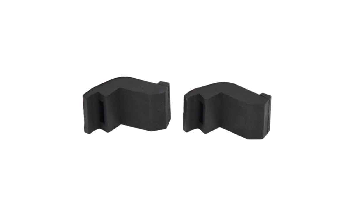 Kentrol 80571 Hood Catch Pair for 2007-2018 Jeep Wrangler JK - Textured Black