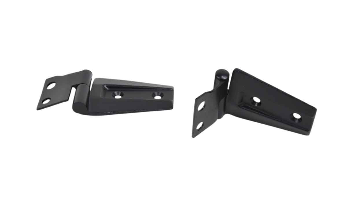 Kentrol 80572 Hood Hinge Pair for 2007-2018 Jeep Wrangler JK - Textured Black