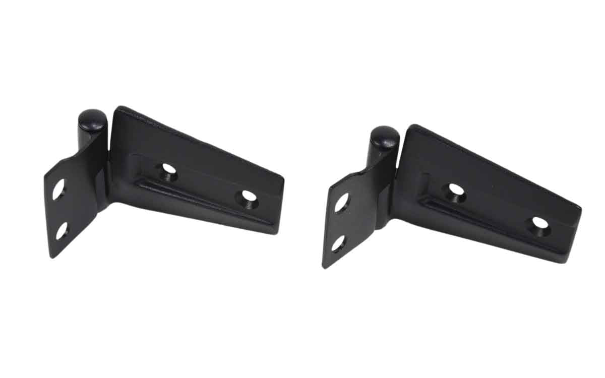Kentrol 80572 Hood Hinge Pair for 2007-2018 Jeep Wrangler JK - Textured Black