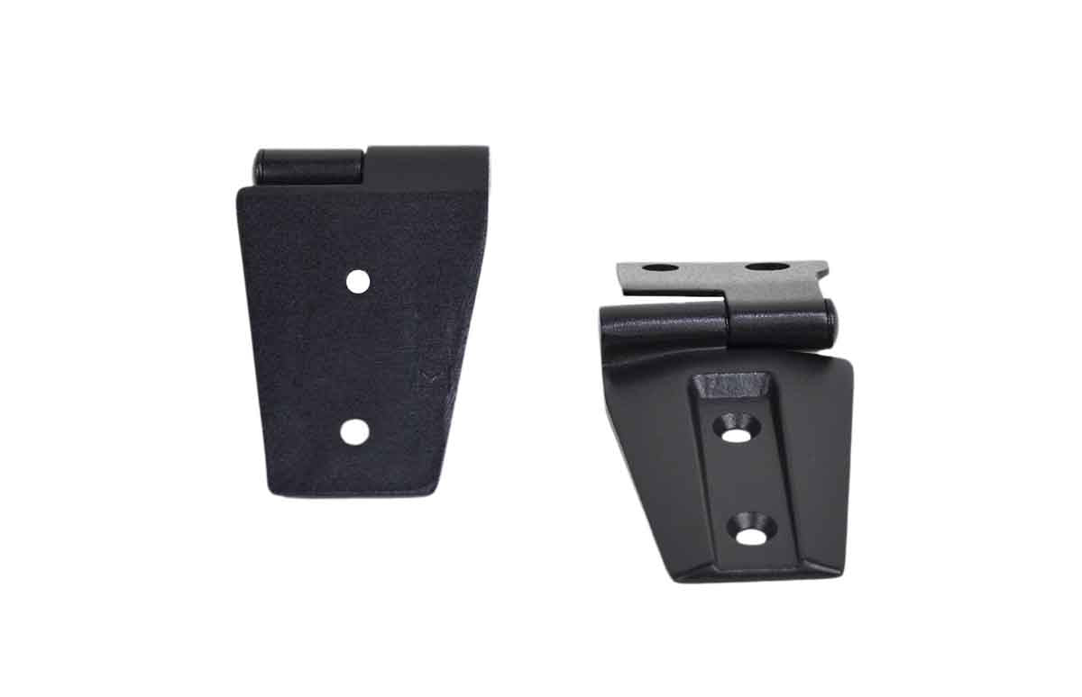 Kentrol 80572 Hood Hinge Pair for 2007-2018 Jeep Wrangler JK - Textured Black