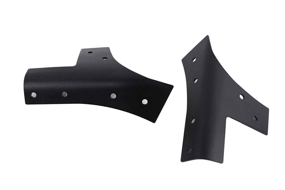 Kentrol 80574 Windshield Supports Pair for 2007-2018 Jeep Wrangler JK - Textured Black