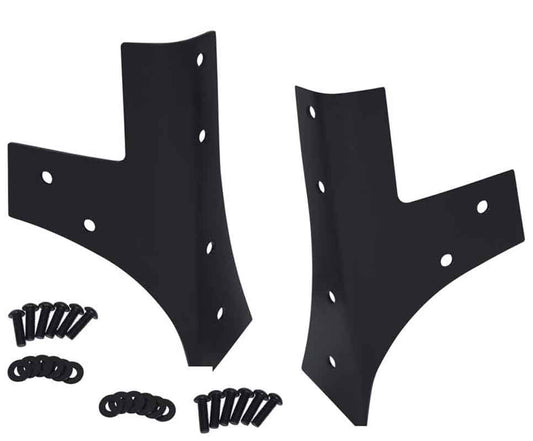 Kentrol 80574 Windshield Supports Pair for 2007-2018 Jeep Wrangler JK - Textured Black