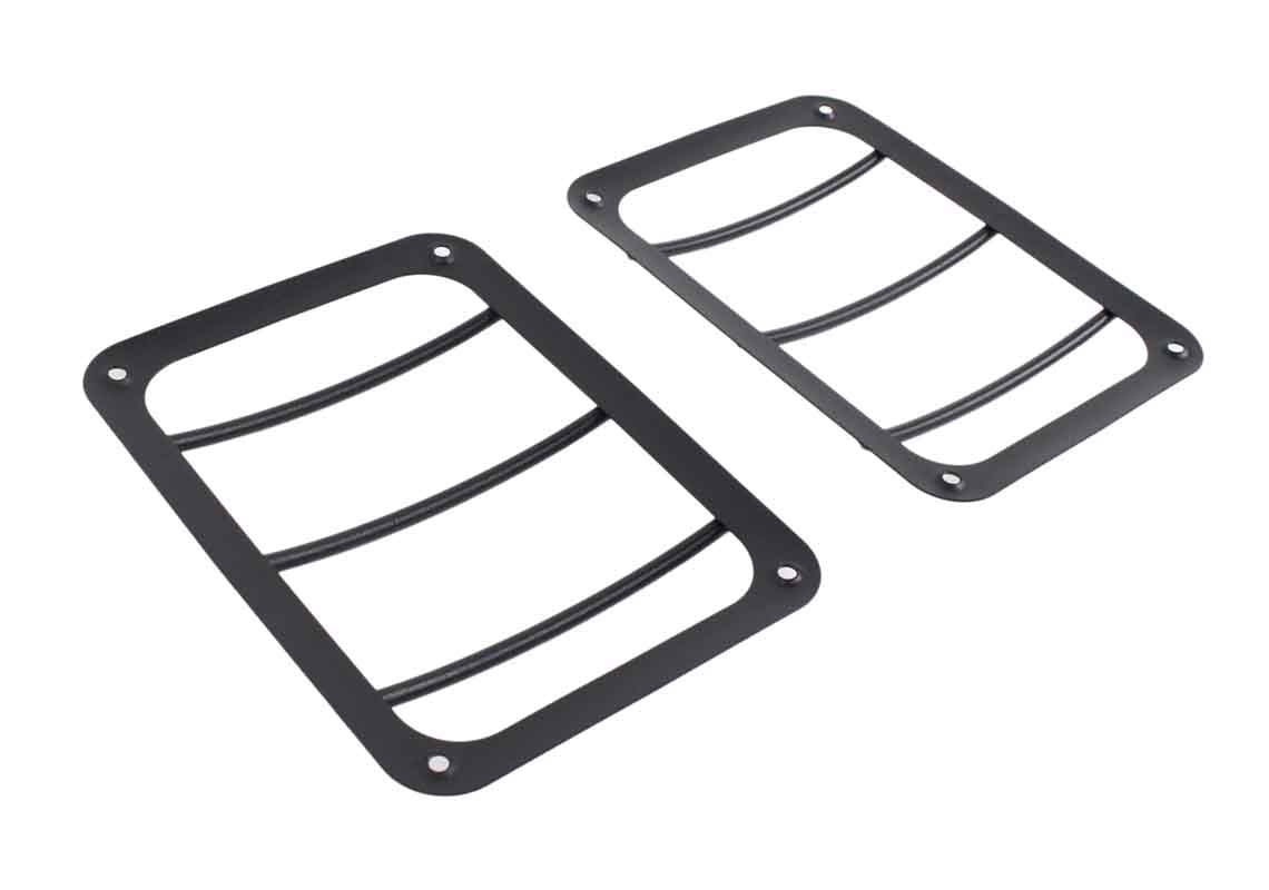 Kentrol 80582 Taillight Guards Pair for 2007-2018 Jeep Wrangler JK - Textured Black