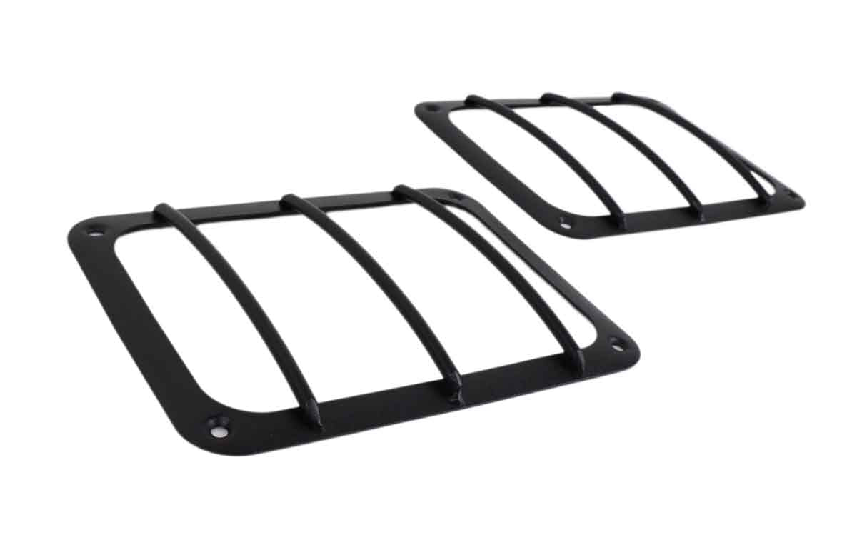Kentrol 80582 Taillight Guards Pair for 2007-2018 Jeep Wrangler JK - Textured Black