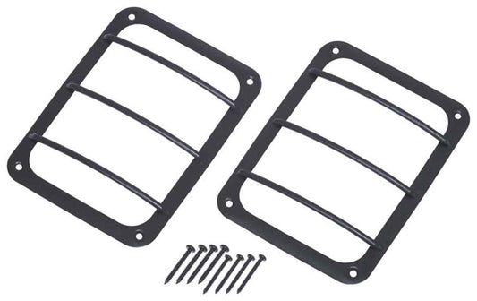 Kentrol 80582 Taillight Guards Pair for 2007-2018 Jeep Wrangler JK - Textured Black