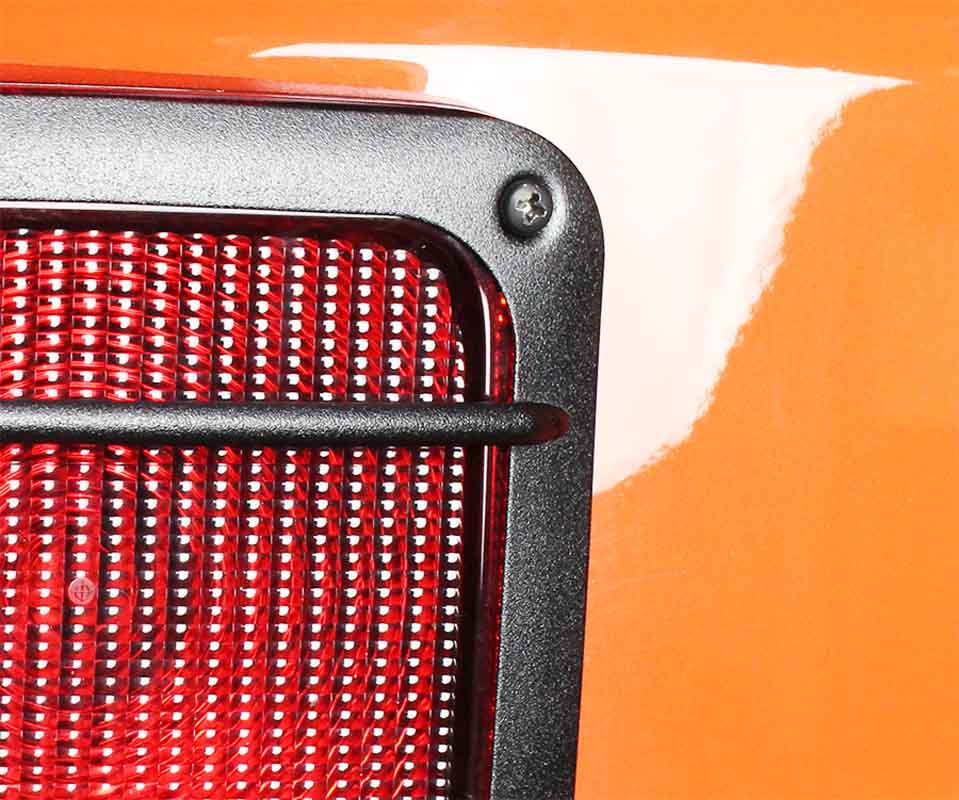 Kentrol 80582 Taillight Guards Pair for 2007-2018 Jeep Wrangler JK - Textured Black