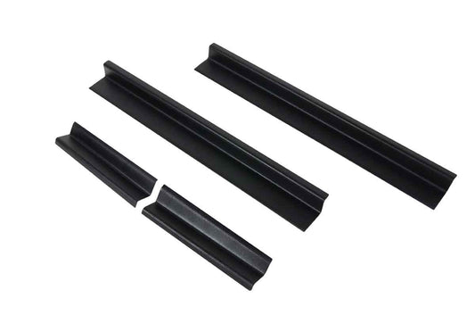 Kentrol 80585 Entry Guards 4 Piece for 2007-2018 Jeep Wrangler JKU 4-Door - Textured Black