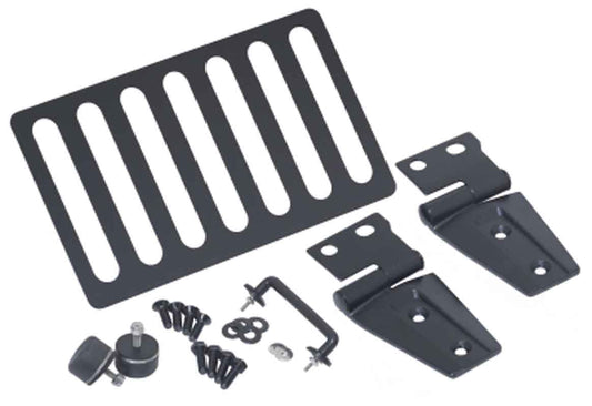 Kentrol 80588WHC Hood Kit without Hood Catch for 2007-2018 Jeep Wrangler JK - Textured Black