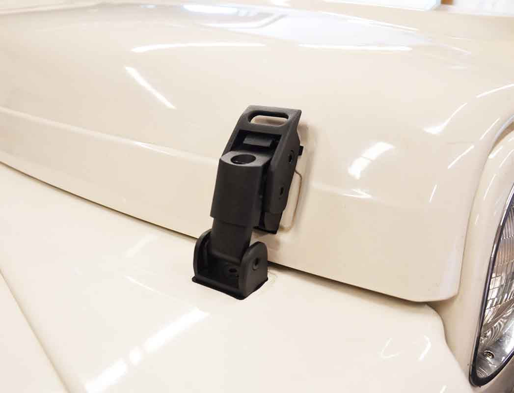 Kentrol 80705 Hood Catch Kit for 1997-2006 Jeep Wrangler TJ LJ - Textured Black