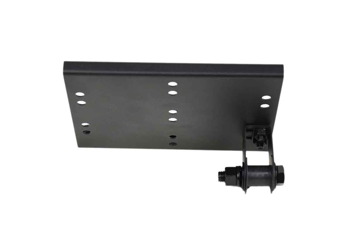 Kentrol 80706 Shackle Mounted License Plate Bracket - Textured Black