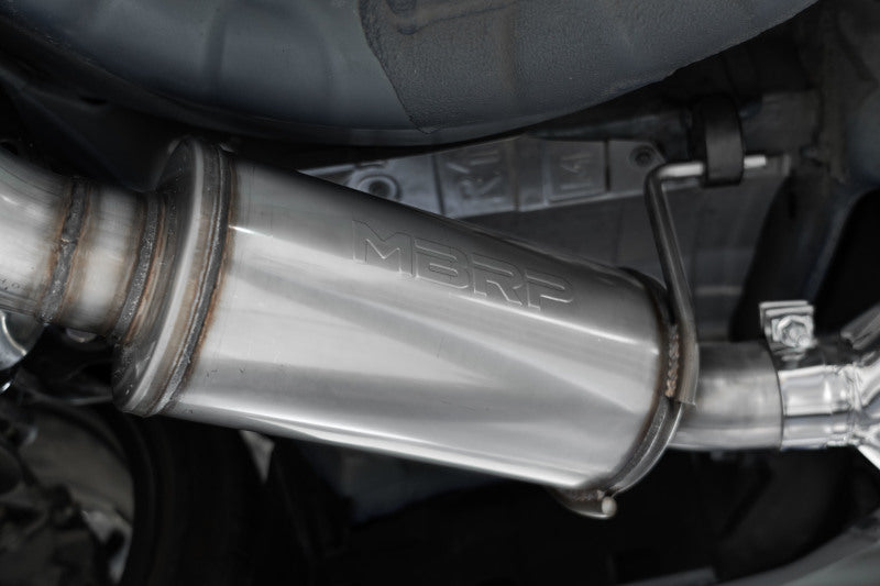 MBRP WRX 3in Cat-Back Quad Carbon Fiber Tips Street Profile Exhaust