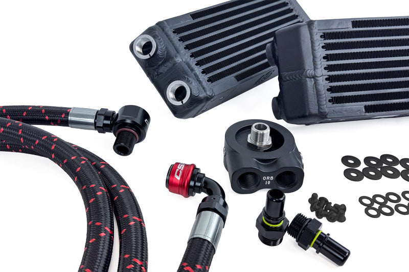 CSF 8343 High Perf Dual Engine Oil Cooler Kit for 2023+ Honda Civic Type R FL5