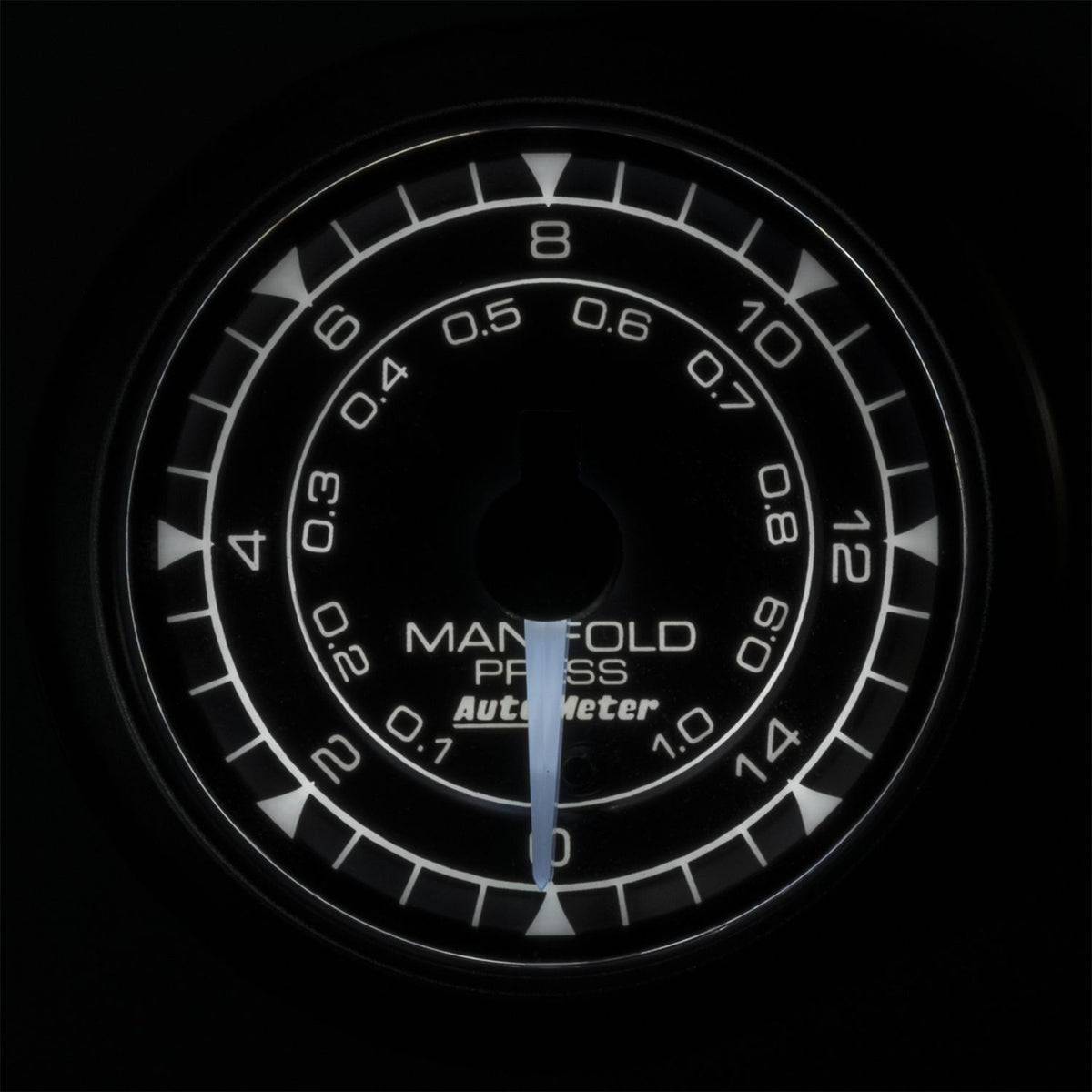 AutoMeter 8150 Chrono 2-1/16in 15PSI Manifold Pressure Gauge