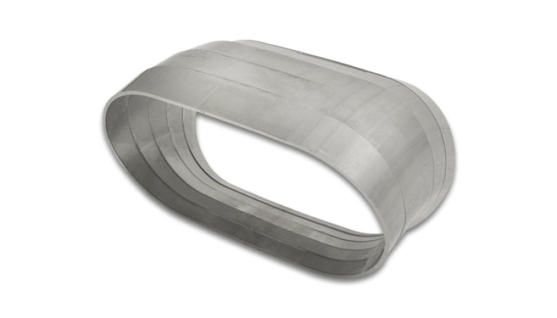 Vibrant Vertical 304 SS Nominal 3 in. Oval/3.10 in. Centerline Radius, 9 degree