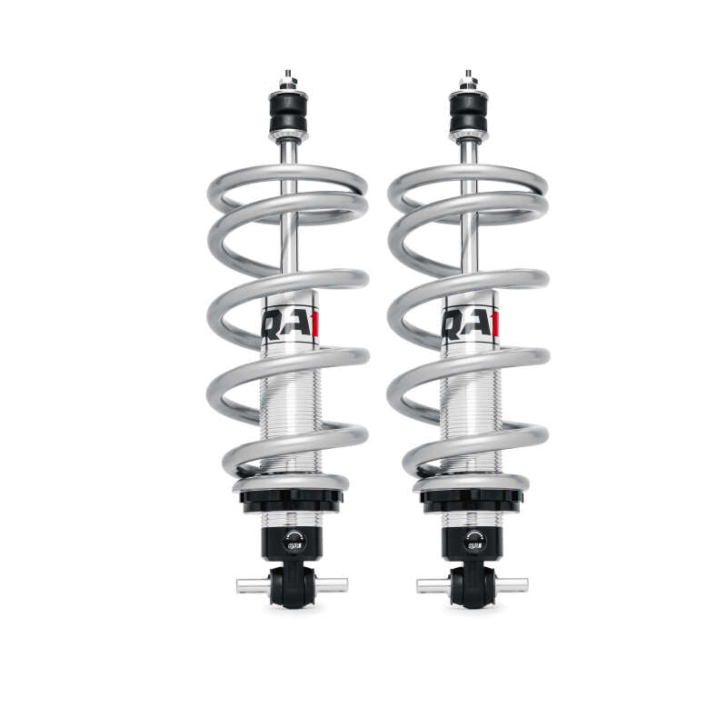 QA1 GM Pro Front Coil-Over System - Single Adj. - 10in x 400lbs/in - Flat Large - Aluminum