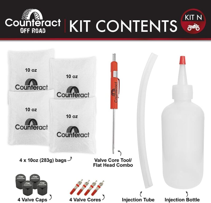 Counteract KIT N ATV/UTV Balancing Bead DIY Kit (4) 10oz Bags