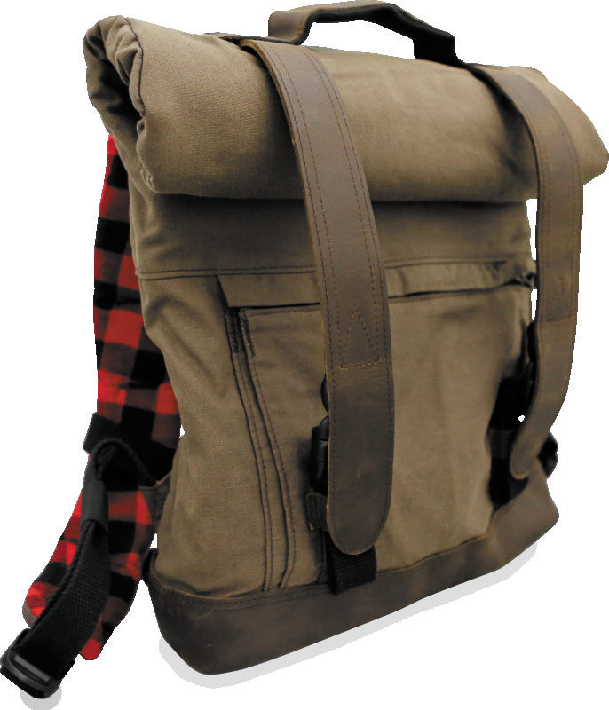 Burly Brand B15-1020D Voyager Back Pack Dark Oak