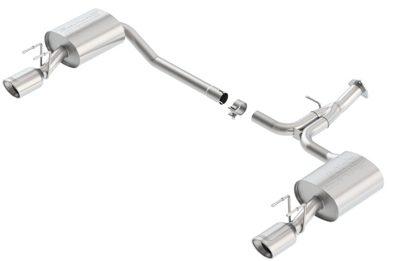 Borla 11853 13-15 Honda Accord Coupe 3.5L FWD SS Rear Section Single Split Rear Exit Touring Exhaust - #11853