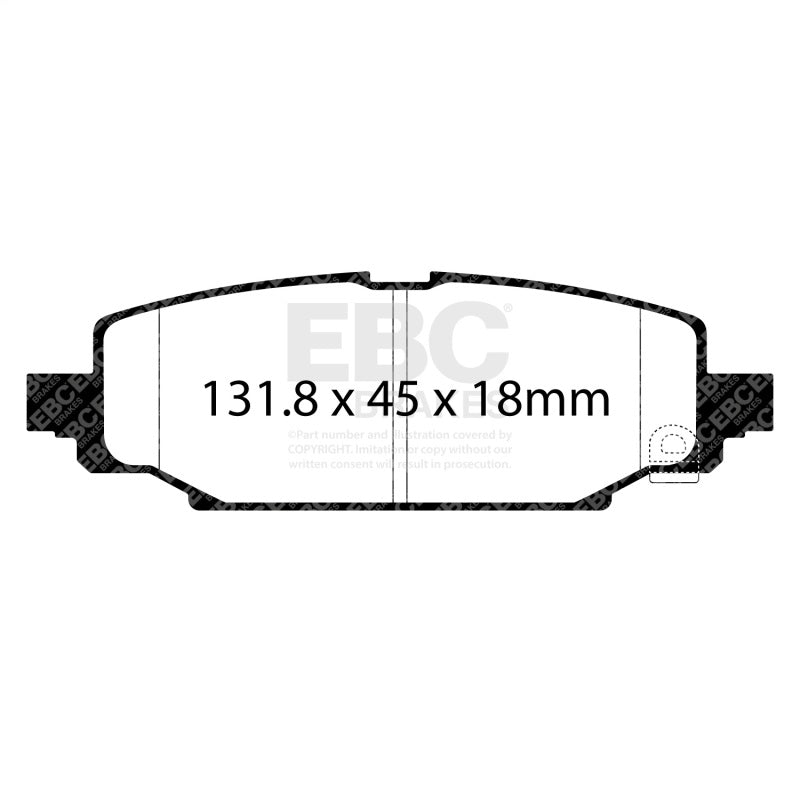EBC 2018+ Jeep Wrangler (JL) Greenstuff Rear Brake Pads DP63101