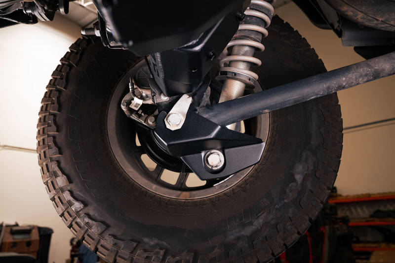 DV8 Offroad 2021-2022 Ford Bronco Rear Shock Guard Skid Plates - #SPBR-04