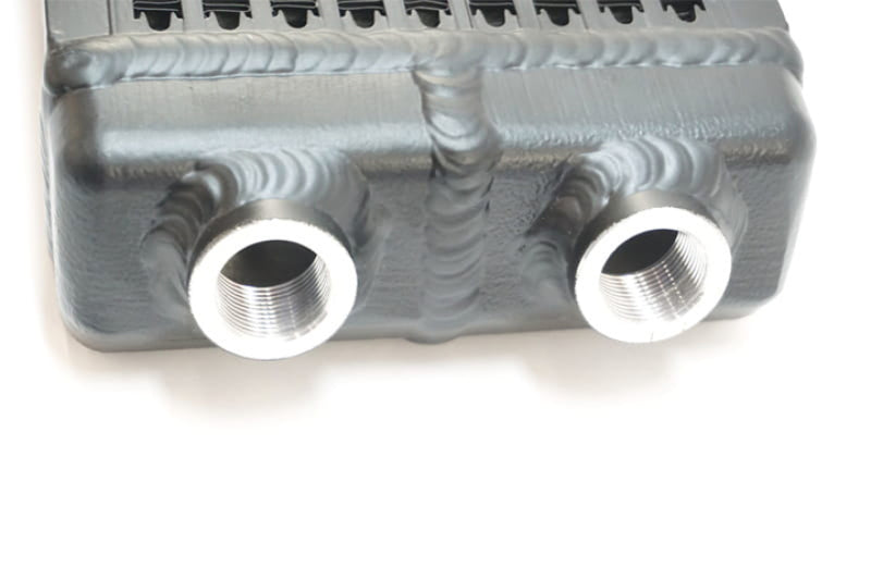 CSF 8110 Univ Dual Pass Oil Cooler - M22 x 1.5 - 24in L x 5.75in H x 2.16in W