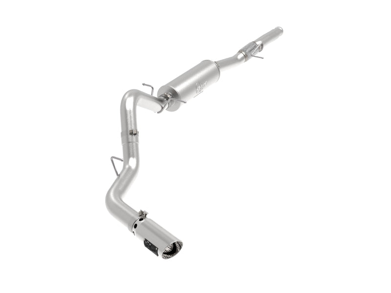 aFe Apollo GT Series 4in 409SS Cat Back Exh System Polished Tip 14-18GM Silverado 1500 V8-6.2L - #49-44116-P
