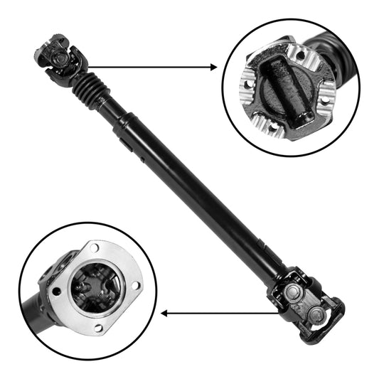 Yukon Gear & Axle ZDS9538 USA Standard Driveshaft for 2003-2005 Ram 2500/3500 Diesel Front with Manual Transmission 19in Length