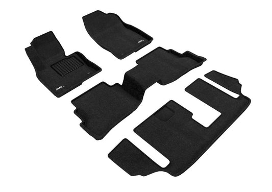 3D MAXpider Elegant Front, Rear & 3rd Row Floor Mats for 2016-2023 Mazda CX-9