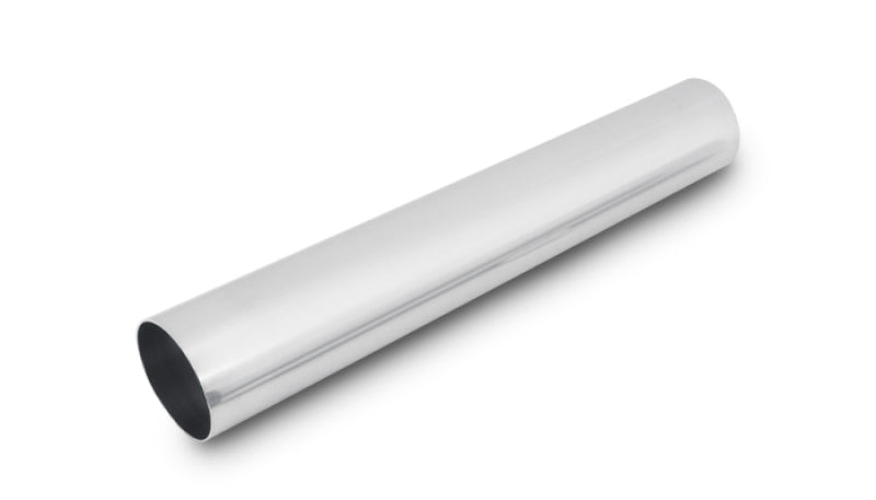 Vibrant 3in O.D. Universal Aluminum Tubing (18in long Straight Tube) - Polished