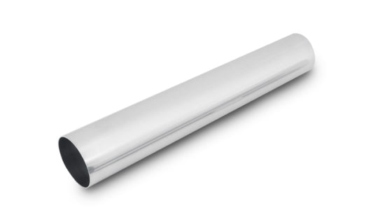 Vibrant 4in O.D. Universal Aluminum Tubing (18in long Straight Tube) - Polished