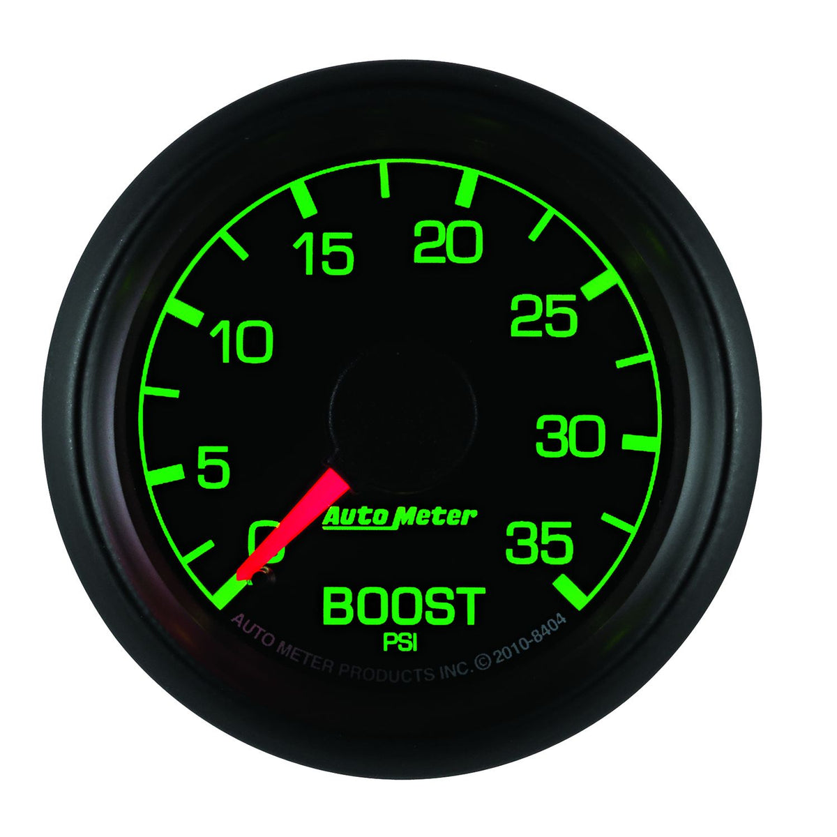 AutoMeter 8404 Factory Match 52.4mm Mechanical 0-35 PSI Boost Gauge for Ford