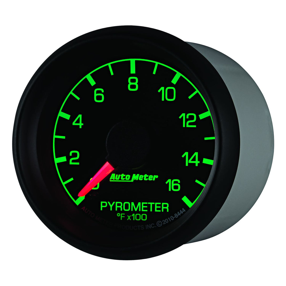 AutoMeter 8444 Factory Match 52mm Full Sweep Electric 0-1600 Degrees F EGT Pyrometer Gauge for Ford