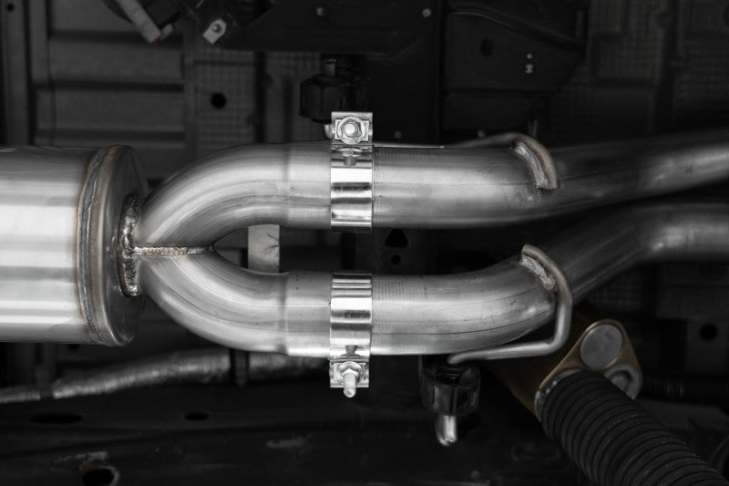 MBRP S5006304 22-23 Chevrolet/ GMC 1500 Silverado/ Sierra ZR2/AT4X 6.2L 2.5in Turn Down 3in Cat Back Exhaust - #S5006304