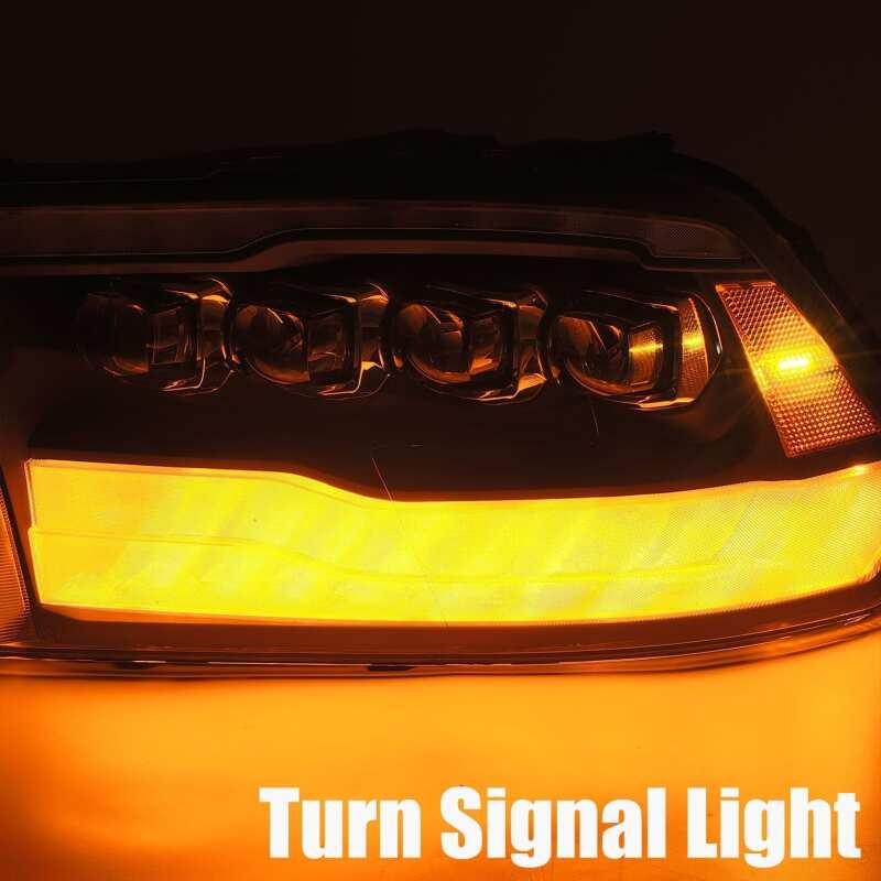 AlphaRex 880591 09-18 Dodge Ram 1500 HD NOVA LED Projector Headlights Plank Style Design Chrome w/DRL