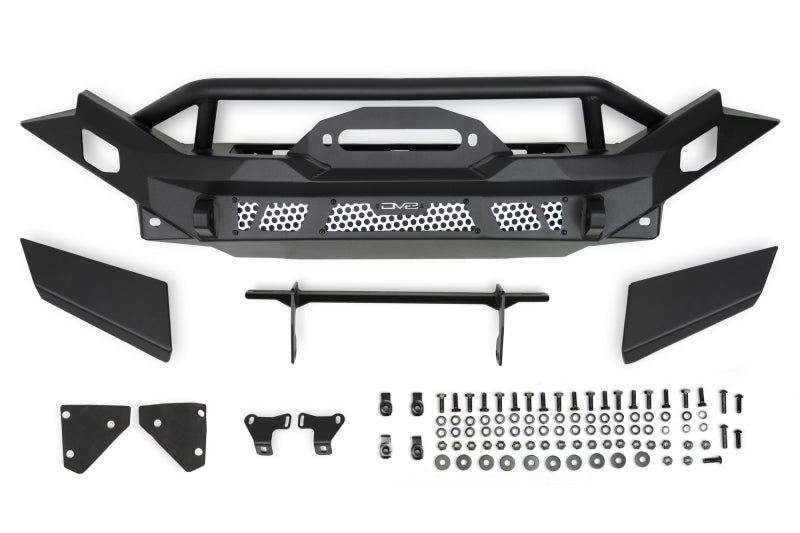 DV8 Offroad 07-18 Jeep Wrangler JK / 18-23 Wrangler JL / 20-23 Gladiator JT MTO Series Front Bumper - #FBJL-12